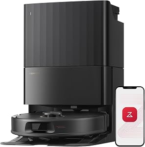 roborock Qrevo S5V Robot Vacuum and Mop, FlexiArm Edge Mopping, 12,000Pa Suction, Dual Zer