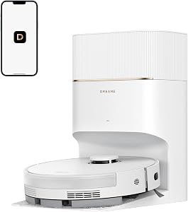 DREAME D20 Pro Plus Robot Vacuum, 13,000Pa Suction, DuoBrush for Pet Hair, Corner Cleaning