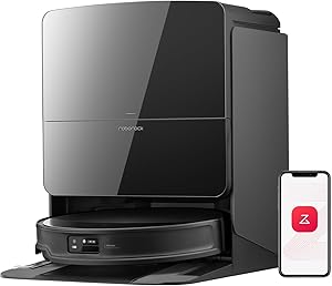 roborock Saros 10R Robot Vacuum and Mop, 22,000 Pa Suction, Zero-Tangling, 3.14’’ Ultra Sl
