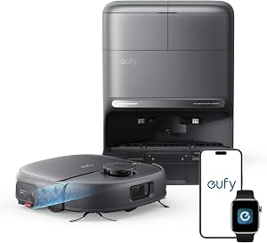 eufy C28 Robot Vacuum and Mop Combo,15,000 Pa Suction, HydroJet Always Fresh Roller Mop, U