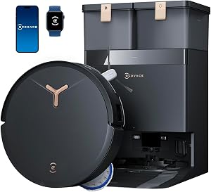 ECOVACS DEEBOT T50 MAX PRO Omni Robot Vacuum and Mop, 18,500Pa Suction, 18mm Auto-Lift, Ze
