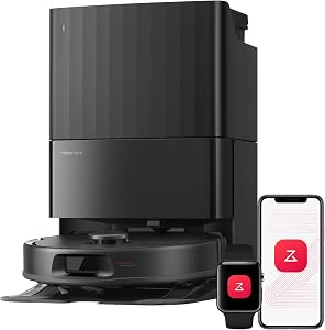 roborock Qrevo S Pro Robot Vacuum and Mop, 18,500Pa Suction, Multifunctional Dock with 167