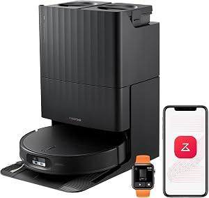 roborock Qrevo Edge 2 Robot Vacuum and Mop, 25,000Pa, 3.14'' Ultra-Slim, Zero-Tangle, AI O