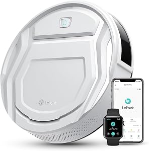 Lefant M210 Pro Robot Vacuum with 2200 Pa Powerful Suction, 6 Cleaning Modes, 120 Mins Run