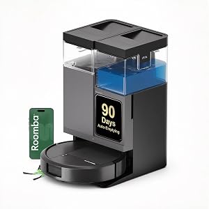 iRobot Roomba Plus 415X Combo Robot Vacuum & Mop + AutoWash Dock, Self‑Cleaning & 