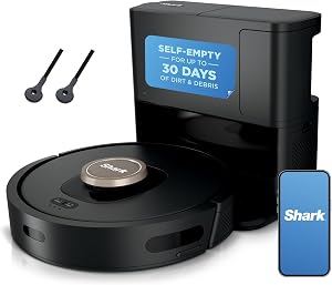 Shark AV2501AE AI Robot Vacuum with XL HEPA Self-Empty Base, Bagless, 60-Day Capacity, LID