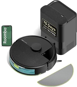 iRobot Roomba 105 Combo Robot Vacuum & Mop with AutoEmpty Dock - Self-Empties for 75 D