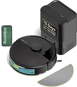 iRobot Roomba 105X Combo Robot Vacuum & Mop with AutoEmpty Dock, Self‑Emptying for Up 